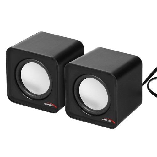 Zestaw głośników komputerowe AUDIOCORE AC870B (2.0; kolor czarny) - 2162706