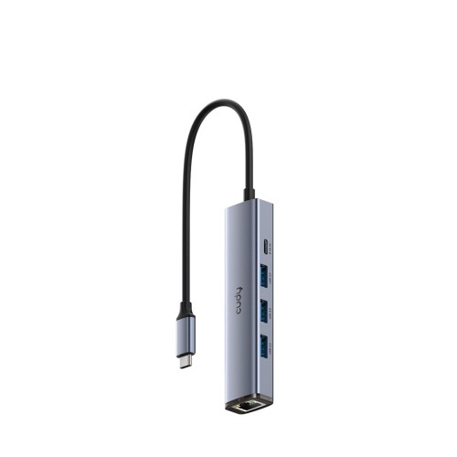 CUDY UH605 Hub 5-IN-1 USB z GbE - 3038369