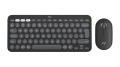 Logitech 920-012239 klawiatura Dołączona myszka Uniwersalne RF Wireless + Bluetooth QWERTY Amerykański międzynarodowy Grafitowy - 3038548