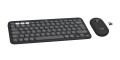 Logitech 920-012239 klawiatura Dołączona myszka Uniwersalne RF Wireless + Bluetooth QWERTY Amerykański międzynarodowy Grafitowy - 2748708