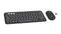 Logitech 920-012239 klawiatura Dołączona myszka Uniwersalne RF Wireless + Bluetooth QWERTY Amerykański międzynarodowy Grafitowy - 3038550
