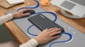 Logitech 920-012239 klawiatura Dołączona myszka Uniwersalne RF Wireless + Bluetooth QWERTY Amerykański międzynarodowy Grafitowy - 3038556