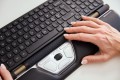 Contour Design RollerMouse Czerwony, przewodowy, USB Type-C, 2800 DPI, srebrny - 2987681