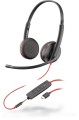 Poly Blackwire 3225 Stereo USB-C Headset +3.5mm Plug +USB-C/A Adapter (Bulk) - 2034951
