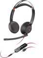 Poly Blackwire 5220 Stereo USB-C Headset +3.5mm Plug +USB-C/A Adapter - 2074450