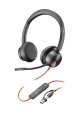 Przewodowe słuchawki HP Poly Blackwire 8225 USB-C/A - 2819512