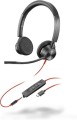 HP Poly Zestaw słuchawkowy stereo Poly Blackwire 3325 USB-C z certyfikatem Microsoft Teams + wtyczka 3,5 mm + przejściówka USB-C/A - 2463973