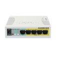 Mikrotik RB260GSP łącza sieciowe Zarządzany Gigabit Ethernet (10/100/1000) Obsługa PoE Biały - 911182