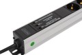 Digitus DN-95438 rozdzielacz zasilania PDU 9 x gniazdo sieciowe 1U Czarny, Srebrny - 2990397