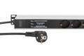 Digitus DN-95438 rozdzielacz zasilania PDU 9 x gniazdo sieciowe 1U Czarny, Srebrny - 3026131