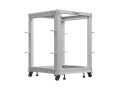 LANBERG OPEN RACK 19" 15U 600X600-1100 REGULOWANY SZARY - 2809720