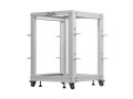LANBERG OPEN RACK 19" 15U 600X600-1100 REGULOWANY SZARY - 3026315