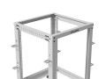 LANBERG OPEN RACK 19" 15U 600X600-1100 REGULOWANY SZARY - 3040082