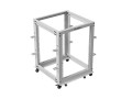 LANBERG OPEN RACK 19" 15U 600X600-1100 REGULOWANY SZARY - 3040084