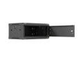 Lanberg WF01-6404-00B stojak 4U Szafa wisząca Czarny - 3040137