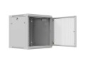 LANBERG SZAFA INSTALACYJNA RACK WISZĄCA 19" 12U 600X600 SZARA DRZWI PERFOROWANE (FLAT PACK) - 3026896