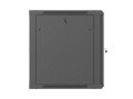 LANBERG SZAFA INSTALACYJNA RACK WISZĄCA 19" 12U 600X600 CZARNA DRZWI PERFOROWANE (FLAT PACK) - 3040255