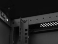LANBERG SZAFA INSTALACYJNA RACK WISZĄCA 19" 12U 600X600 CZARNA DRZWI PERFOROWANE (FLAT PACK) - 3040250