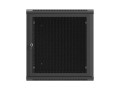 LANBERG SZAFA INSTALACYJNA RACK WISZĄCA 19" 12U 600X600 CZARNA DRZWI PERFOROWANE (FLAT PACK) - 3040254