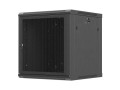 LANBERG SZAFA INSTALACYJNA RACK WISZĄCA 19" 12U 600X600 CZARNA DRZWI PERFOROWANE (FLAT PACK) - 3040253