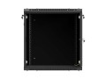 LANBERG SZAFA INSTALACYJNA RACK WISZĄCA 19" 12U 600X600 CZARNA DRZWI PERFOROWANE (FLAT PACK) - 3040252