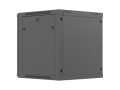 LANBERG SZAFA INSTALACYJNA RACK WISZĄCA 19" 12U 600X600 CZARNA DRZWI PERFOROWANE (FLAT PACK) - 3040260
