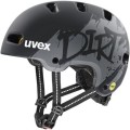 Kask rowerowy dziecięcy UVEX Kid 4 Style MIPS, dirt black matt - 3049302