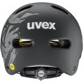 Kask rowerowy dziecięcy UVEX Kid 4 Style MIPS, dirt black matt - 3049303