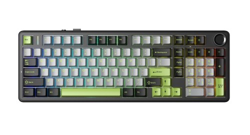 Klawiatura gasket F99 Pro Black+Gray+Green GrayWood switch RGB AULA - 3011233