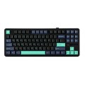 Klawiatura gasket F87 Pro Dark Blue + Black + Cyan GrayWoodV4 switch RGB AULA - 3011209