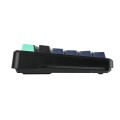 Klawiatura gasket F87 Pro Dark Blue + Black + Cyan GrayWoodV4 switch RGB AULA - 3011212