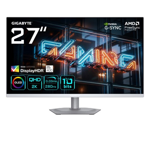 MONITOR GIGABYTE OLED 27” MO27Q2A ICE 280Hz - 3021034