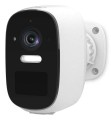 Kamera zewnętrzna Nedis Smartlife Wifi, IP66, czujnik ruchu, night vision, biały - 3018055