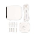 Kamera zewnętrzna Nedis Smartlife Wifi, IP66, czujnik ruchu, night vision, biały - 3018061