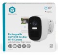 Kamera zewnętrzna Nedis Smartlife Wifi, IP66, czujnik ruchu, night vision, biały - 3018059