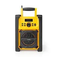Nedis RDFM3100YW radio Miejsce pracy Cyfrowy Czarny, Żółty