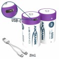 Ansmann 1314-0005 bateria do użytku domowego Bateria do ponownego naładowania D Litowo-jonowa (Li-Ion) - 2996416
