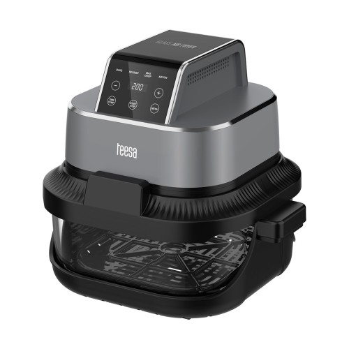 Frytkownica beztłuszczowa TEESA GLASS AIR FRYER 4L, 1,5 L, 1500W - 2968434