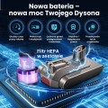 Extralink EX.94552 akcesorium/materiał eksploatacyjny do odkurzacza Bateria Ręczny odkurzacz - 3051467