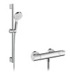 Hansgrohe Crometta brusersystem z 65 cm Vario brusesat i Ecostat 1001 CL termostatarmatur til frembygning - 2967696