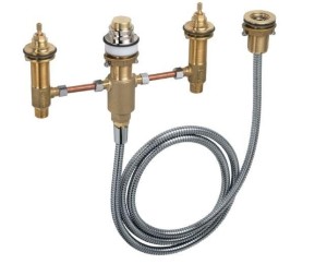 Hansgrohe 13244180 Zestaw podstawowy do 4-otworowej baterii na brzeg wanny