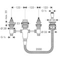 Hansgrohe 13244180 bateria łazienkowa - 2995456