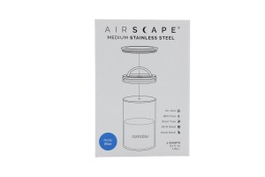 Airscape? Edelstahl-Aromabeh?lter mittel, blau matt