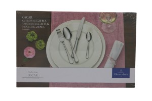 Villeroy & Boch 1263399037 zestaw sztućców 24 szt. Stal nierdzewna