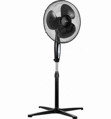 Wentylator stojący MPM MWP-25/C, 3 poziomy pracy, pilot zdalnego sterowania, Moc: 45 W, czarny - 3052285