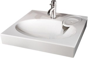 WASHBASIN CLARO+SIPHON+HANGERS 60X60CM