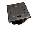Box podłogowy mini 2M" IP44 - puszka podłogowa do montażu gniazd standardu 45x45mm w podłogach twardych - 3052616