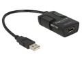 DeLOCK 62588 kabel USB 0,15 m USB A Czarny - 2926161
