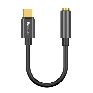 BASEUS ADAPTER AUDIO L54USB-C + 3,5MM CZARNY CATL54-01