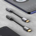 BASEUS ADAPTER AUDIO L54USB-C + 3,5MM CZARNY CATL54-01 - 1253072